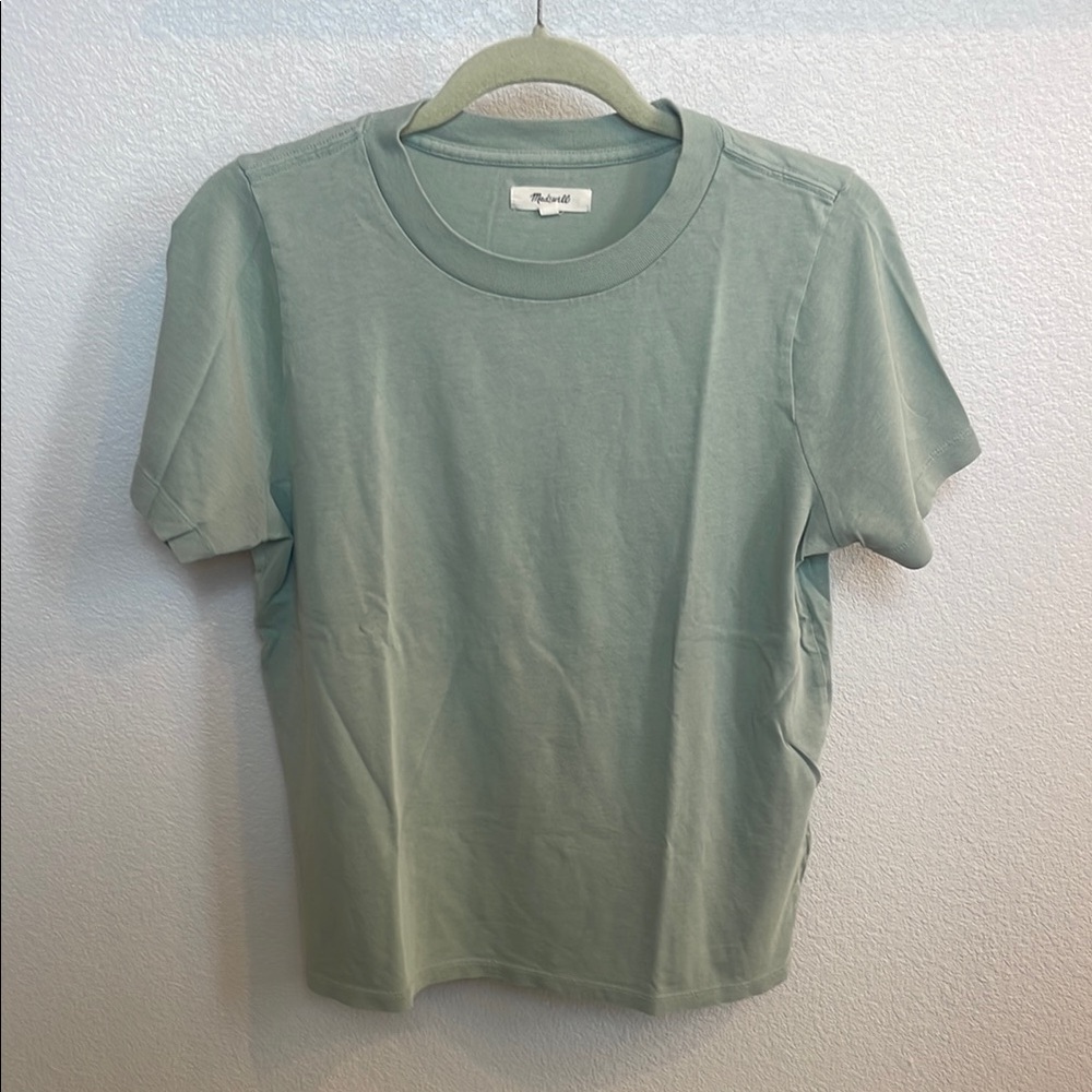 Madewell Sage Green Crew Neck Tee